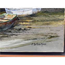 Jean-Pierre Bertaux-Marais (French 1936-): 'Le Mortbitam', oil on canvas signed, titled verso 81cm x 116cm 