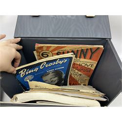 Sony PS1X310BT record player with original 2019 invoice; and quantity of sheet music in carrying case 