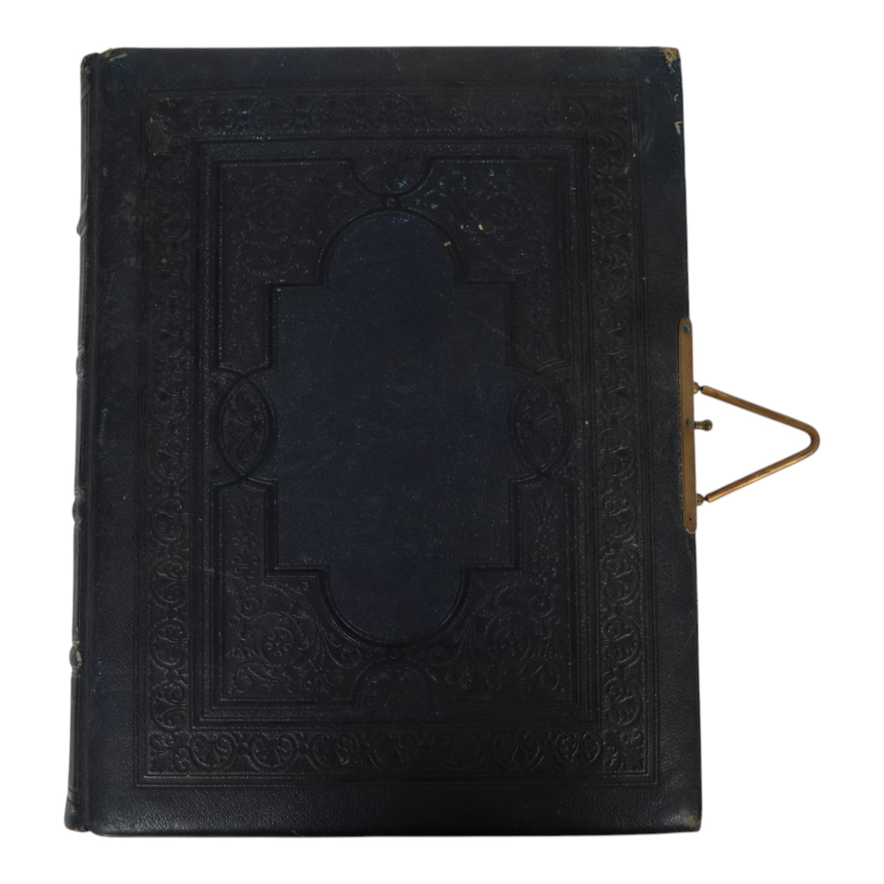 Two Victorian photograph albums, containing a collection of full and portrait Cartes de Visite, photographs and other ephemera