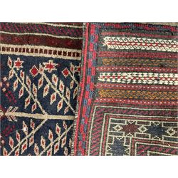 Persian Tree of Life design rug (140cm x 82cm), and a Persian prayer rug (130cm x 73cm)