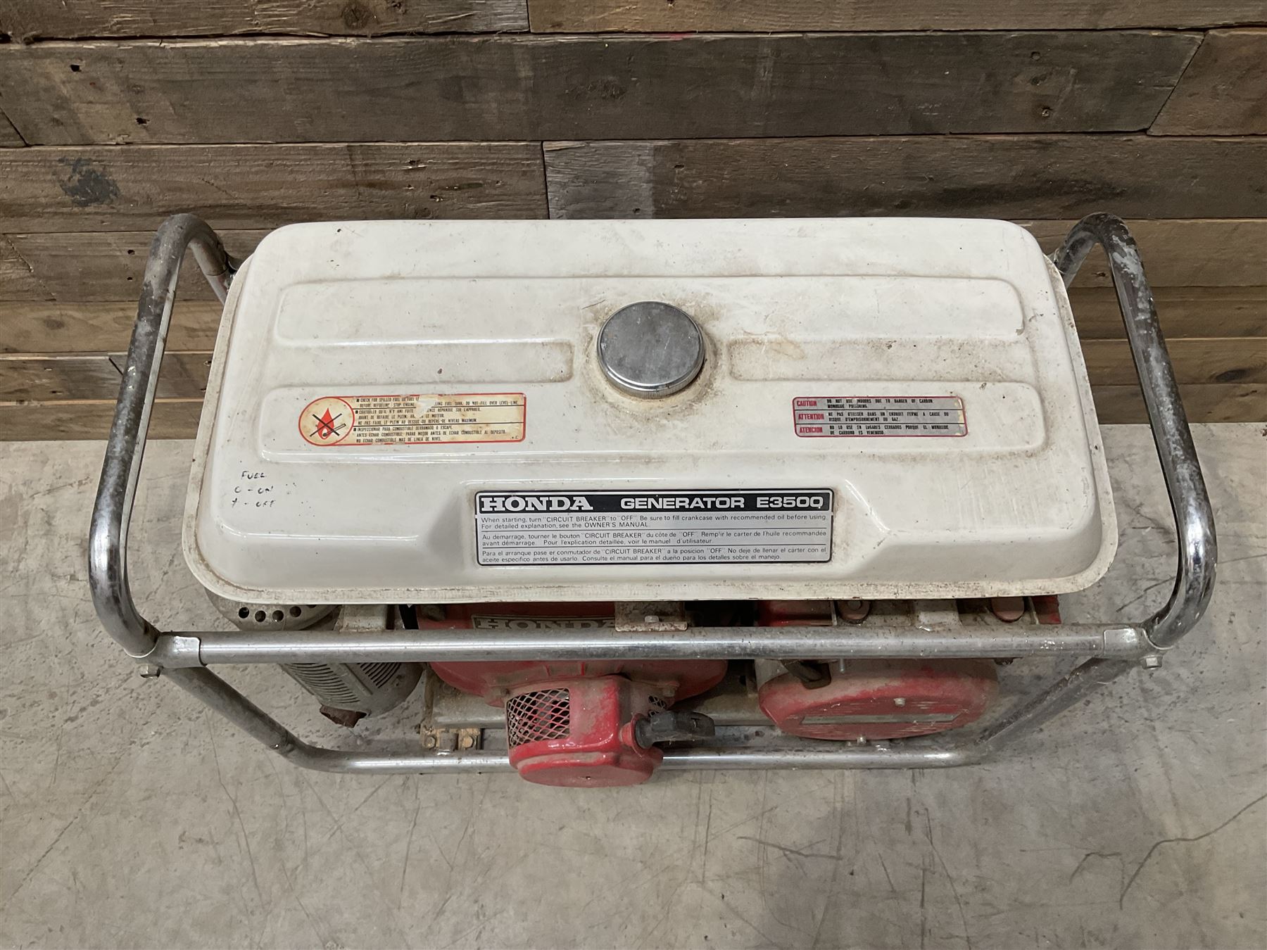 Honda E3500 petrol generator