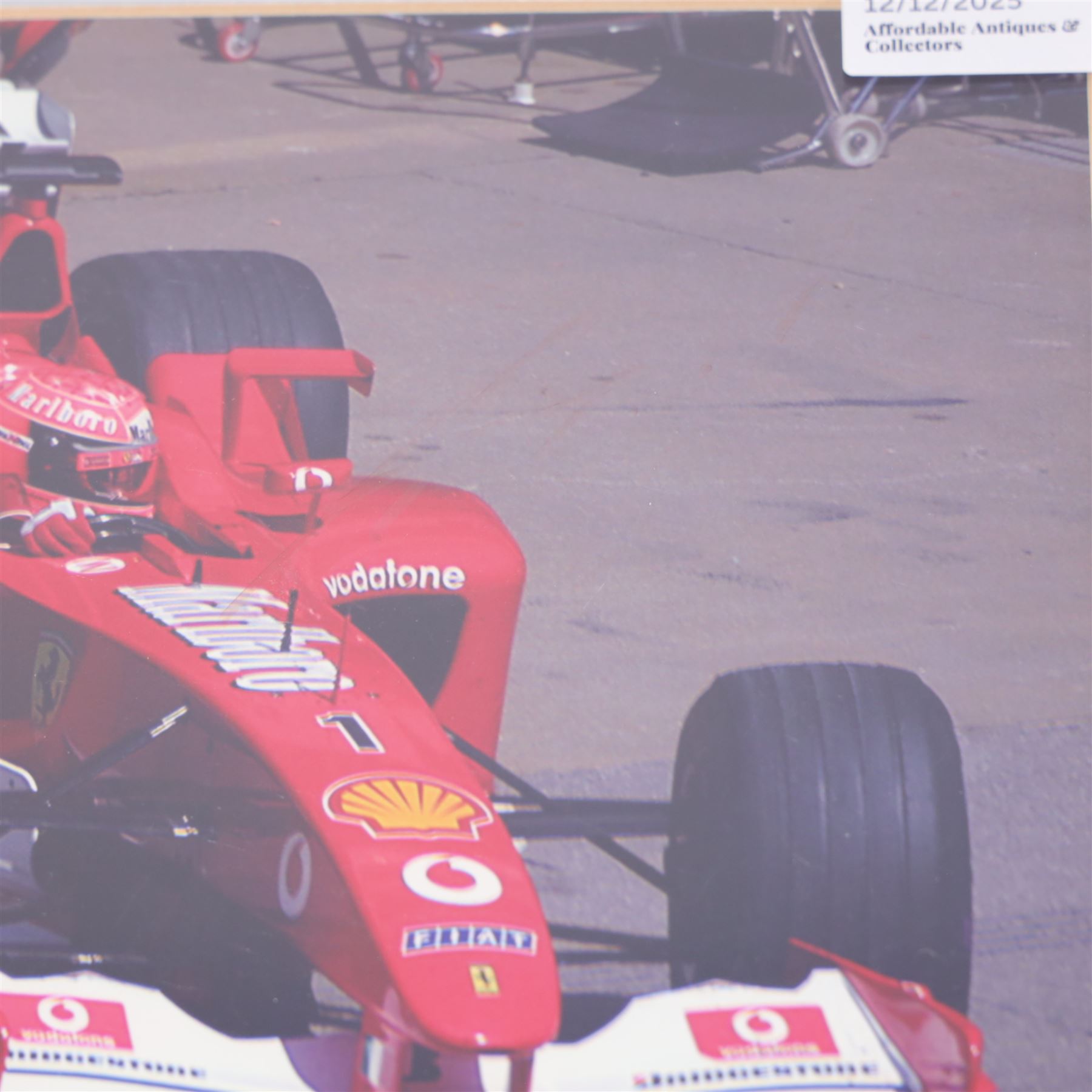 Collection of sporting related prints, some signed, some with printed signatures, including Pele and Michael Schumacher