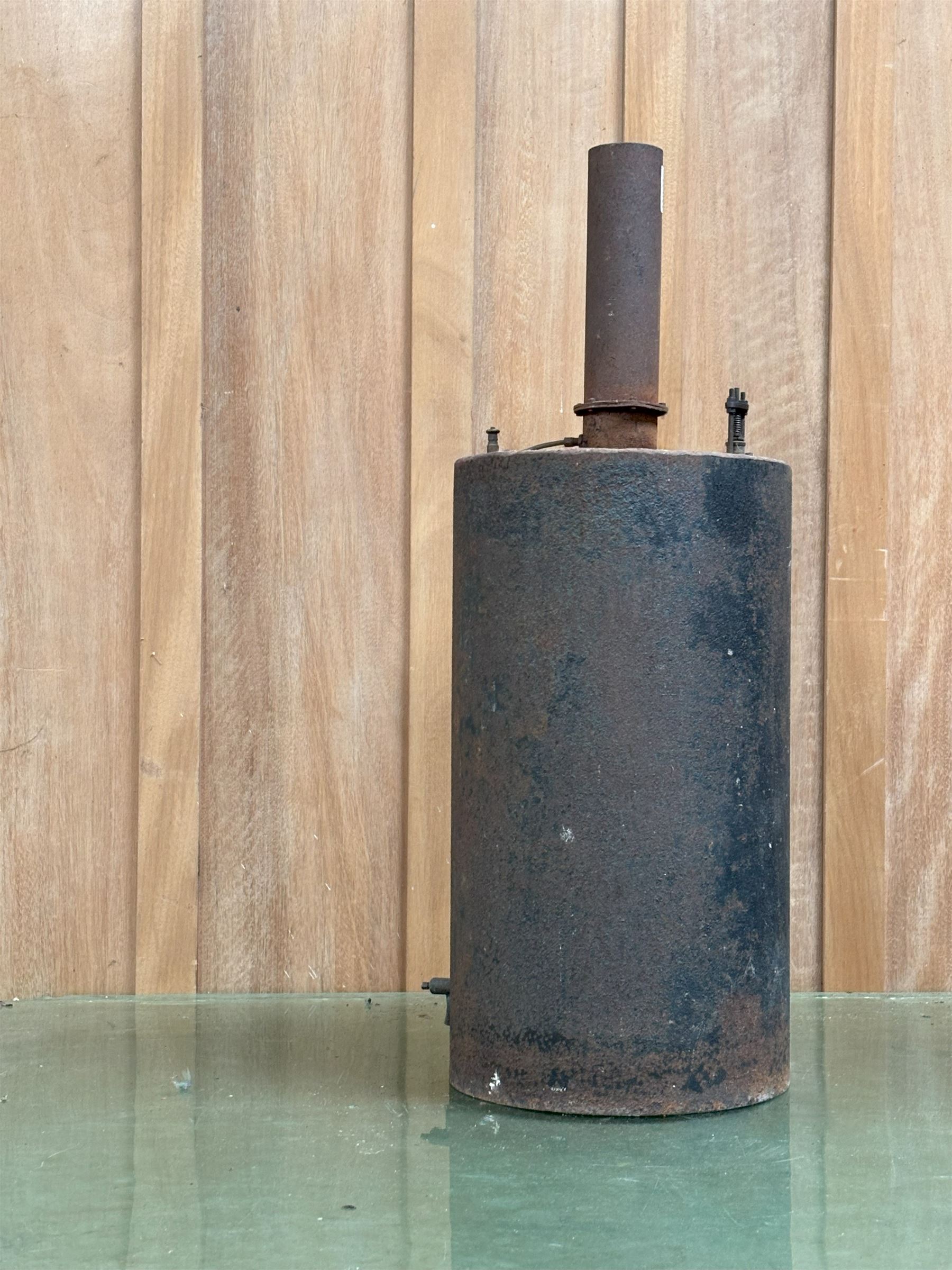 Small live steam boiler, untested. H60cm.  - COLLECTION BY APPOINTMENT FROM: The White House, Thirsk Road, Easingwold, York, YO61 3NF - CALL 01723 507111 TO ARRANGE