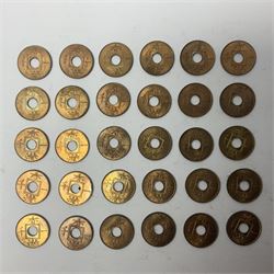 Thirty Queen Victoria Hong Kong 1866 one mil coins