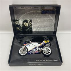 Minichamps Classic Bike Series 1:12 scale die-cast model - Honda NSR500 Wayne Gardner GP1987; boxed