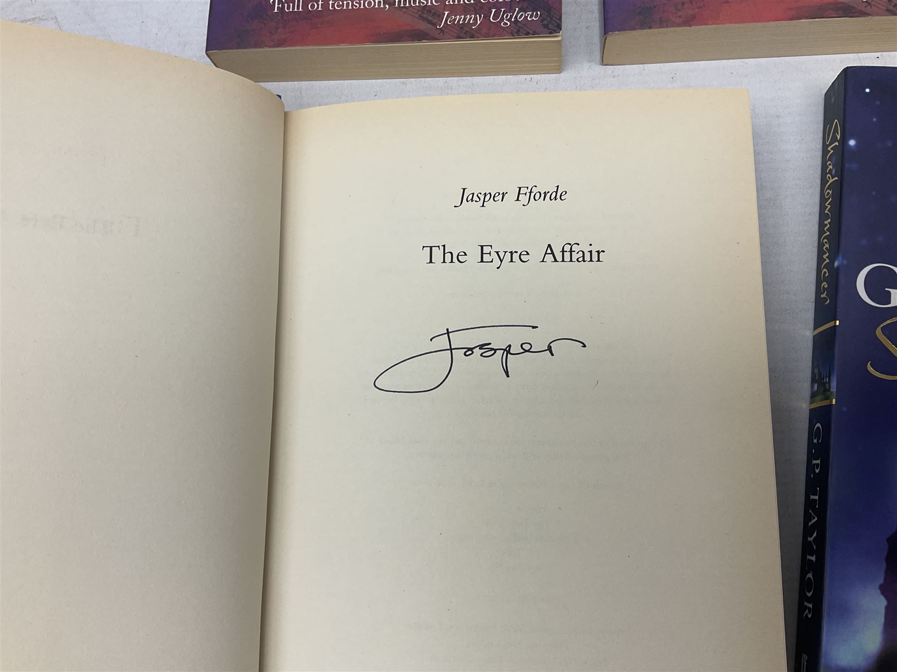 Collection of first edition books, to include John Boyne; The Boy in the Striped Pyjamas, limited edition 910/1000, singed by author, Jasper Fforde; The Eyre Affair, signed by author, Mark Haddon; The Curious Incident of the Dog in the Night-time , D.A.Stern; The Blair Witch Project: A Dossier, etc (16)