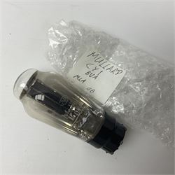 Collection of Mullard thermionic radio valves/vacuum tubes, including VP2, AZ31, PZ30, CY1, EL38 etc approximately 30 as per list, unboxed