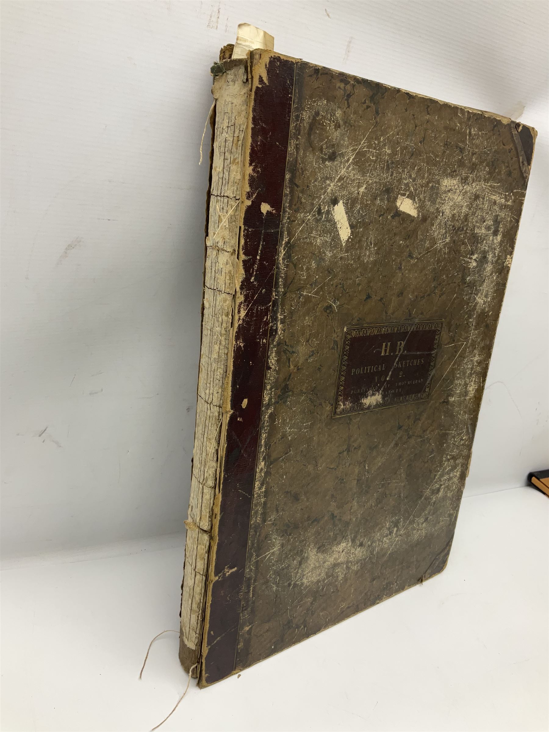 Doyle, John, pseud. H.B.; Political Sketches by H. B., volume 2 (only), published Thos. McLean, circa 1832, and a folio of loose sketches