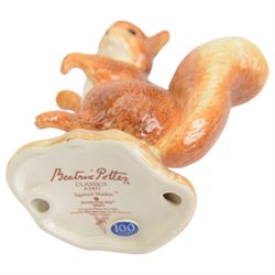 Fourteen Border Fine Arts Beatrix Potter figures, including Squirrel Nutkin, Running Peter Rabbit, Benjamin Bunny, Mr Jeremy Fisher etc, all with original boxes   