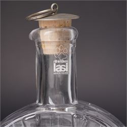 Nanny Still (Finland 1926-2009); decanter with four vodka glasses, decorated with a rose and the Finnish flag, H18cm 