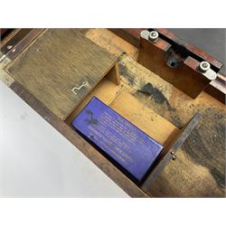 Underwood standard duplicator, in original wooden box, with gilt lettering to cover