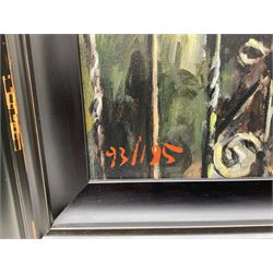 Fabian Perez (Argentinian 1967-): 'Saba in the Sun', embellished giclee print on canvas board signed and numbered 93/195, inscribed verso with DeMontfort Fine Art certificate of authenticity 45cm x 60cm