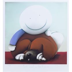 Doug Hyde (British 1972-): 'Best Seat in the House', limited edition giclée print signed titled and numbered 134/295 in pencil, 30cm x 30cm 