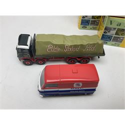 Corgi Classics - five commercial vehicles Nos.09802, 16302, CC13303, 97367 & 97951; nine Lledo Vanguards die-cast models; Matchbox Dinky Ford Pilot; and City Morris LD150 P.O. Telephones Van; all boxed; and four unboxed models

