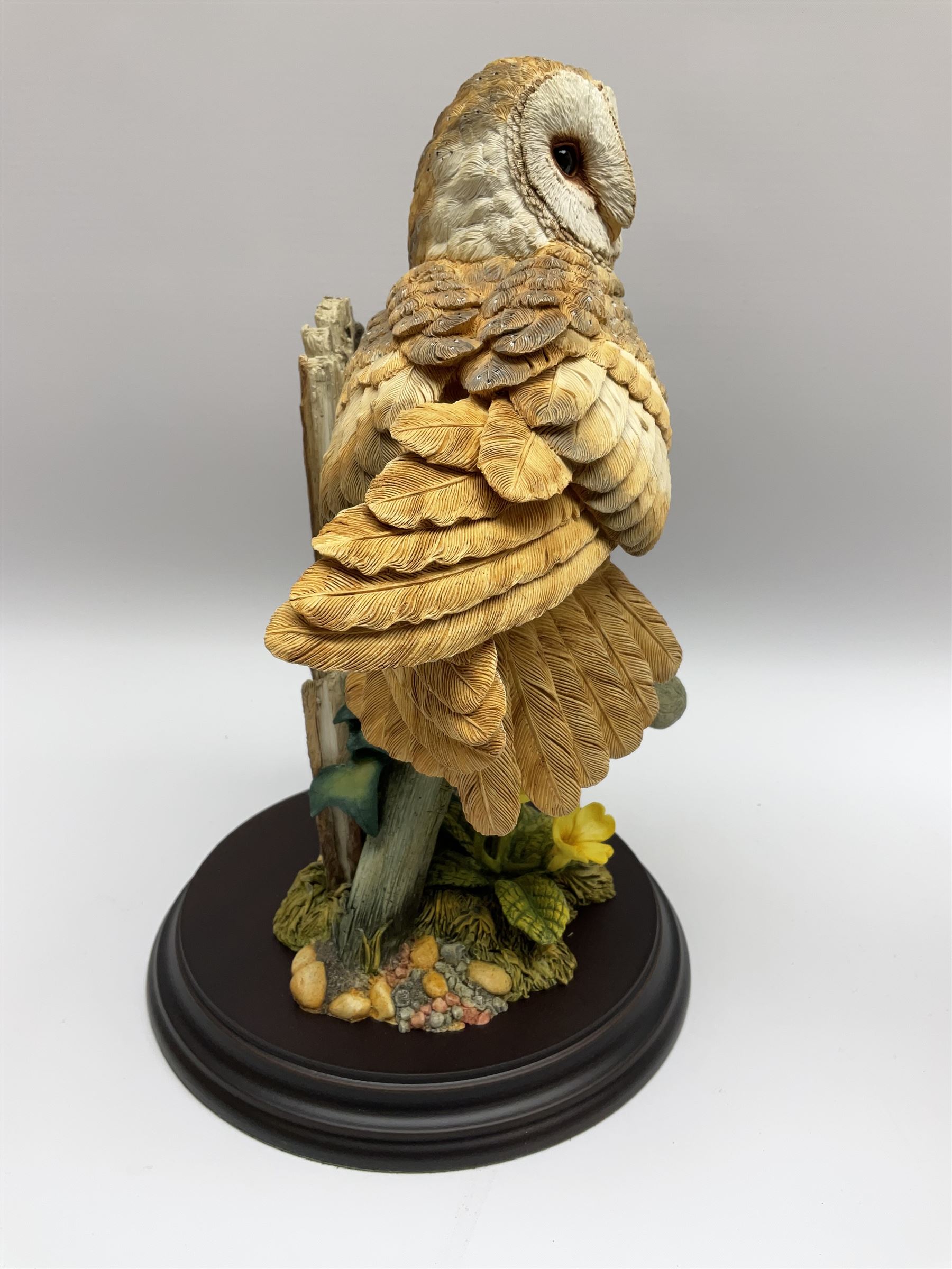 Country Artists ‘The Intruder’ by David Ivey limited edition model, along with ‘Barn Owl with Primroses’ model, with original boxes