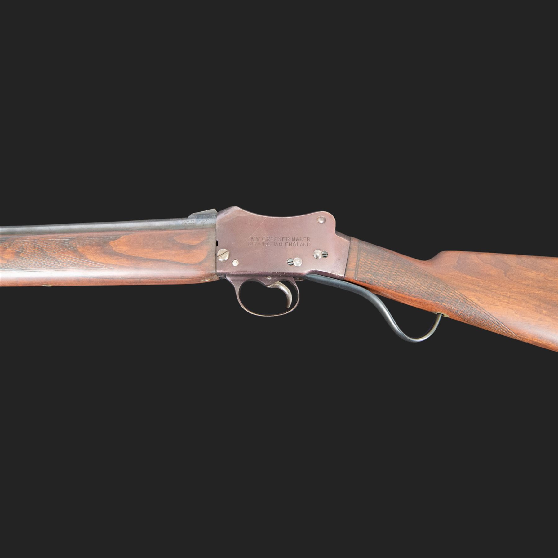 W W Greener Greener's GP Gun Martini underlever action 12 bore single barrelled shotgun, 76cm (30