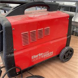 Clarke MIG 130EN Turbo MIG dual purpose welder  - THIS LOT IS TO BE COLLECTED BY APPOINTMENT FROM DUGGLEBY STORAGE, GREAT HILL, EASTFIELD, SCARBOROUGH, YO11 3TX