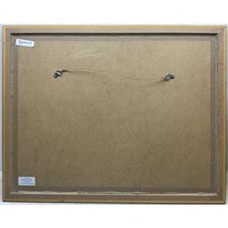 John Spence Ingall (Staithes Group 1850-1936): Shepherd and Flock on Clifftop - Middle East, watercolour signed 33cm x 47cm