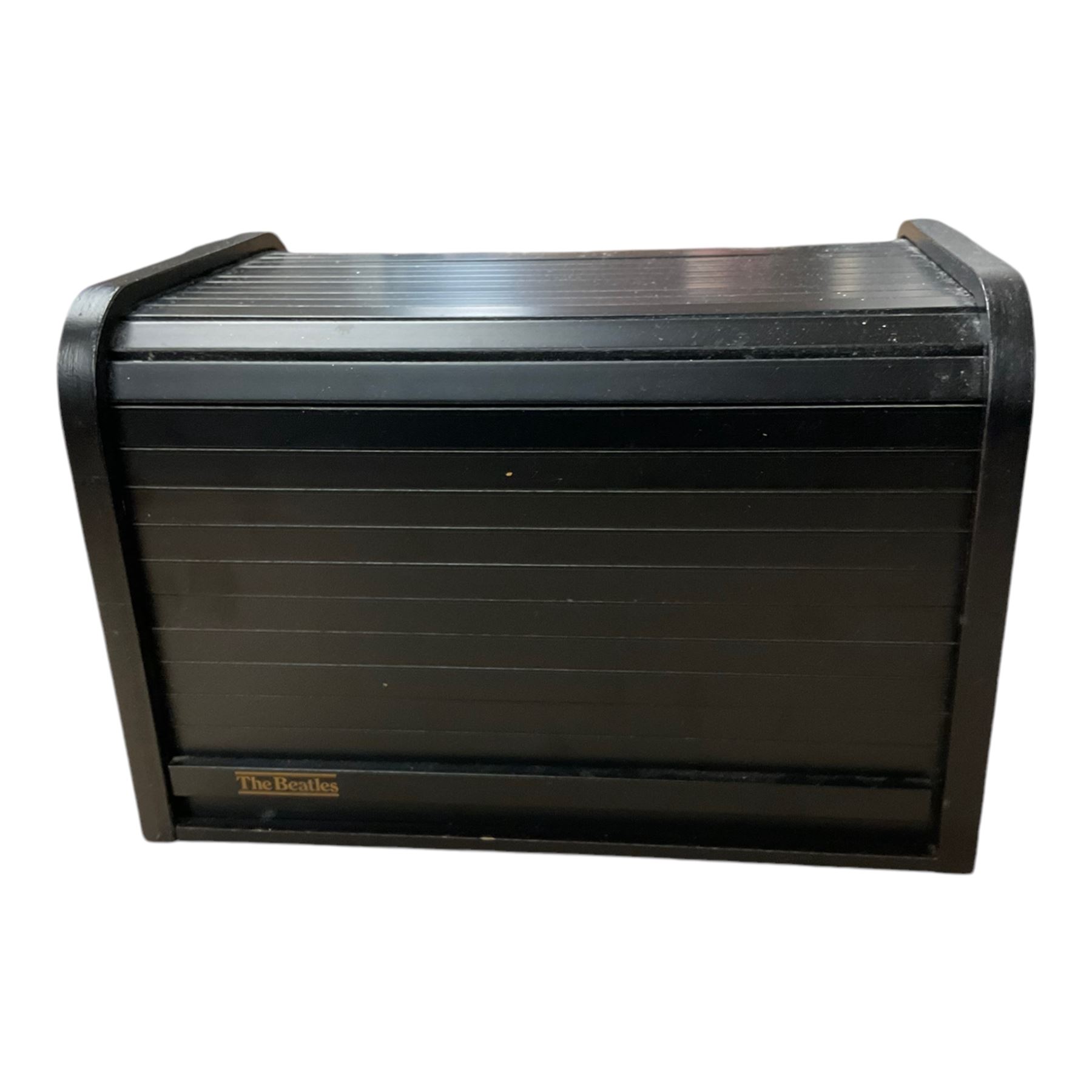 Collection of vinyl records and Beatles CD's