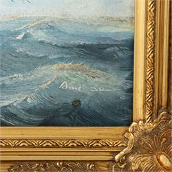 John Ambrose (Cornish 1931-2010): Ships in Full Sail, pair of oils on board signed 49cm x 39cm (2)