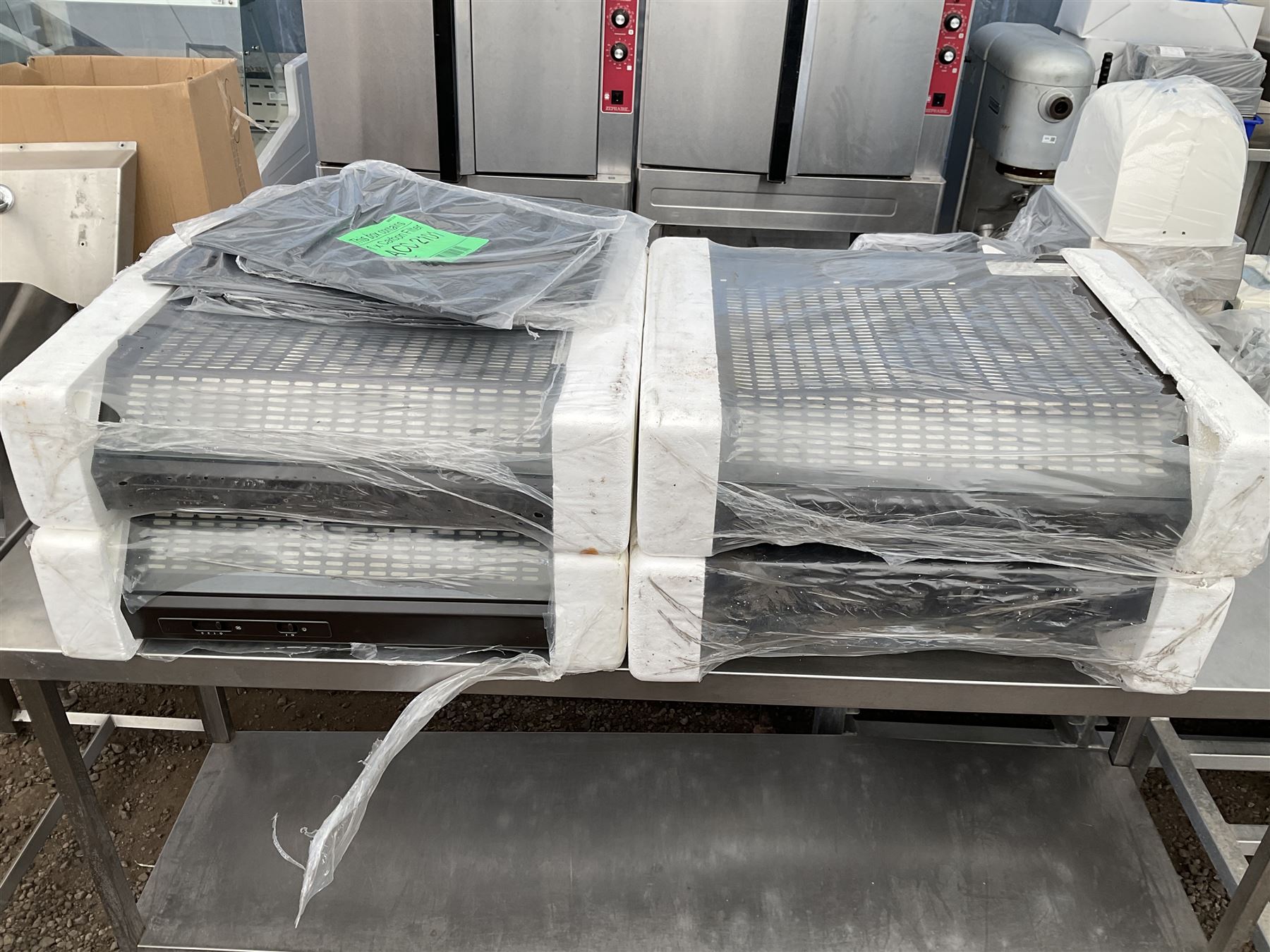 Four kitchen extractor fans with carbon filters - THIS LOT IS TO BE COLLECTED BY APPOINTMENT FROM DUGGLEBY STORAGE, GREAT HILL, EASTFIELD, SCARBOROUGH, YO11 3TX