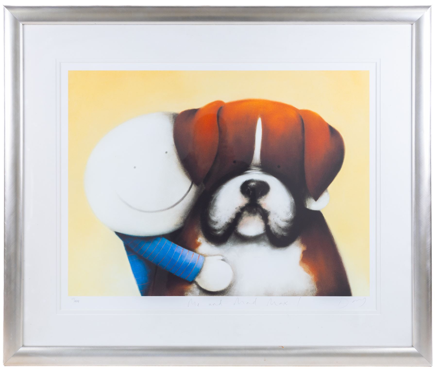 Doug Hyde (British 1972-): 'Me and Mad Max', artist's proof edition 8/20 giclée print signed and titled in pencil 53cm x 70cm 