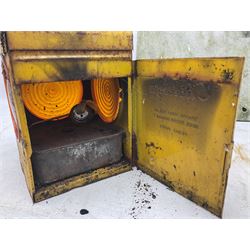 Victorian cast iron railway wagon plate, 'To Carry 10 Tons 4012, Registered by LNER-D 1898', together with a similar mid 20th century example, a smaller cast iron LMS wagon plate, Chalwyn signalling lamp, Give Way to Trains enamel sign and an enamel signal sign