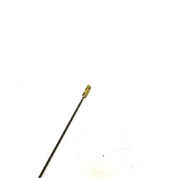 Early 19th century oak and rosewood banded longcase clock, scrolled pediment over stepped arch hood door, enamel painted dial indistinctly signed for a Penrith maker, 30-hour movement striking on bell