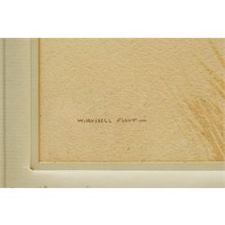 Sir William Russell Flint (Scottish 1880-1969): 'The Interrupted Reader', watercolour signed, titled and dated 1937 by the artist's hand on Fine Art Society label verso 50cm x 67cm