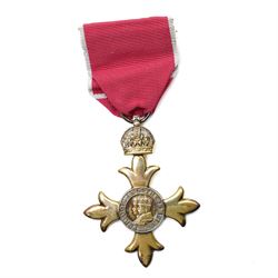 Peter Henry Calder OBE FREng (1926 - 2013): Silver-gilt Order of the British Empire (OBE), cased, Warrant of Appointment, Statutes of the Most Excellent Order of the British Empire 1970 and other paperwork, 9ct gold Royal Aeronautical Society medal (1988/89), and a silver-gilt Royal Aeronautical Society medal awarded to his wife, Mary Calder.

Peter Calder a prominent British mechanical engineer best known for leading the development of the Olympus 593 turbojet engine that powered the Concorde supersonic airliner. Overseeing the joint Rolls-Royce–Snecma program, he helped enable Concorde to fly at twice the speed of sound while meeting the demanding reliability requirements of commercial service, earning an OBE in 1976. Later, he contributed to advanced propulsion projects such as Harrier engine developments and served as president of the Royal Aeronautical Society from 1989 to 1990, promoting innovation and professional standards in aeronautical engineering. 