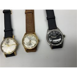 Collection of thirty wristwatches including Lucerne, Josmar, Astral, Mido, Thussy, Waldman, Camy, Doxa Lator, Avia, Lip, Enicar and Favre-Leuba