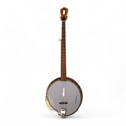Musima five string banjo, made in German Democratic Republic