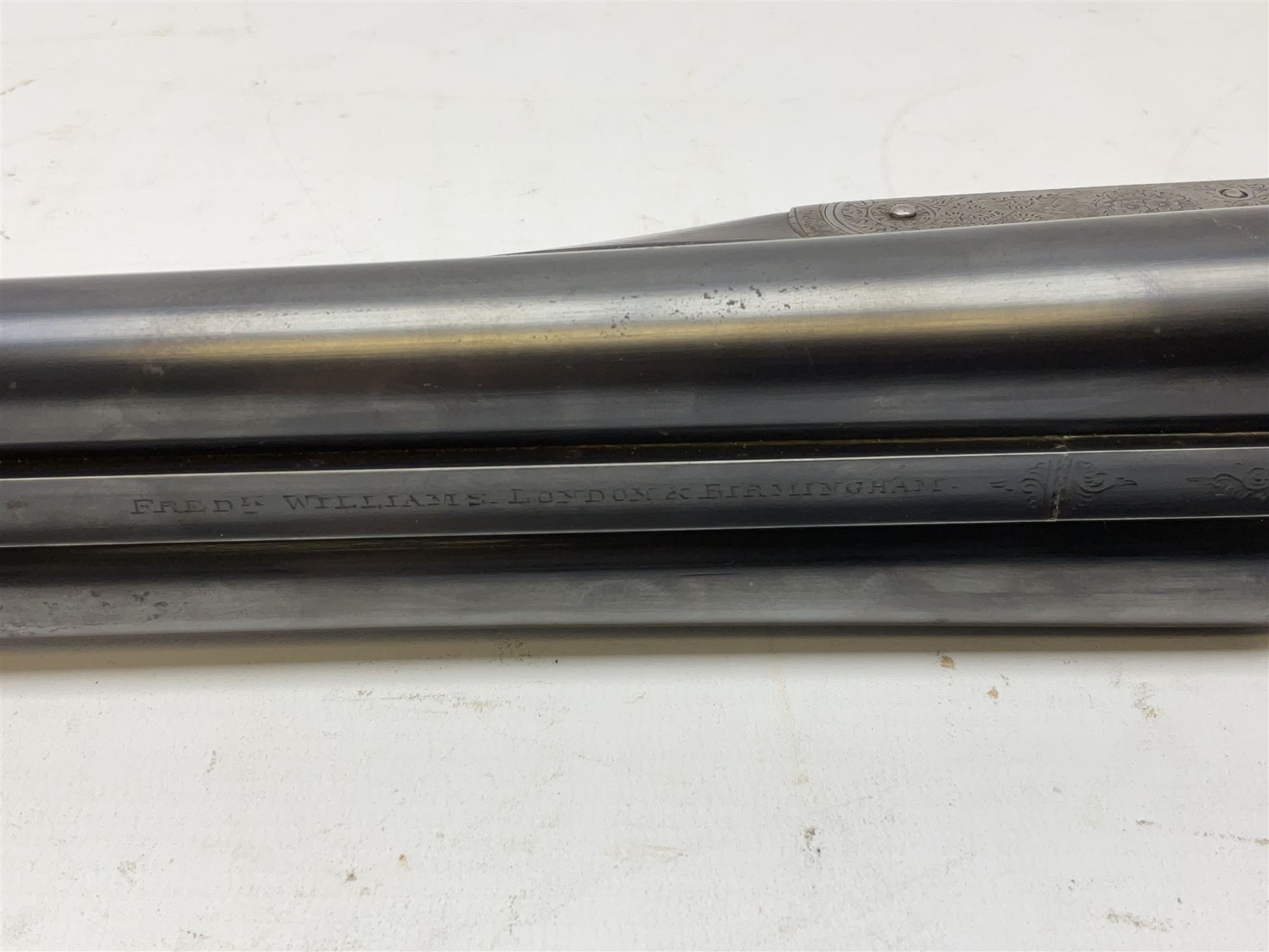 Fred Williams London & Birmingham 12-bore side-by-side double barrel box-lock non-ejector sporting gun with 2 1/2