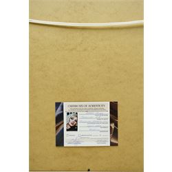 E A Chernenko (Ukrainian contemporary): Debbie Harry (Blondie) - Pop Art, acrylic on paper signed, certificate of authenticity verso 41cm x 29cm