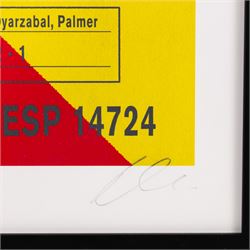 Nick Cranston (South African 20th Century): 'European Champions 2024', print signed in pencil 32cm x 24cm 