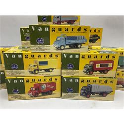 Nineteen Lledo Vanguards 1:64 scale 1950's-1960's Classic Commercial Vehicles die-cast models, all boxed (19)