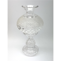 Waterford crystal table lamp, H37cm