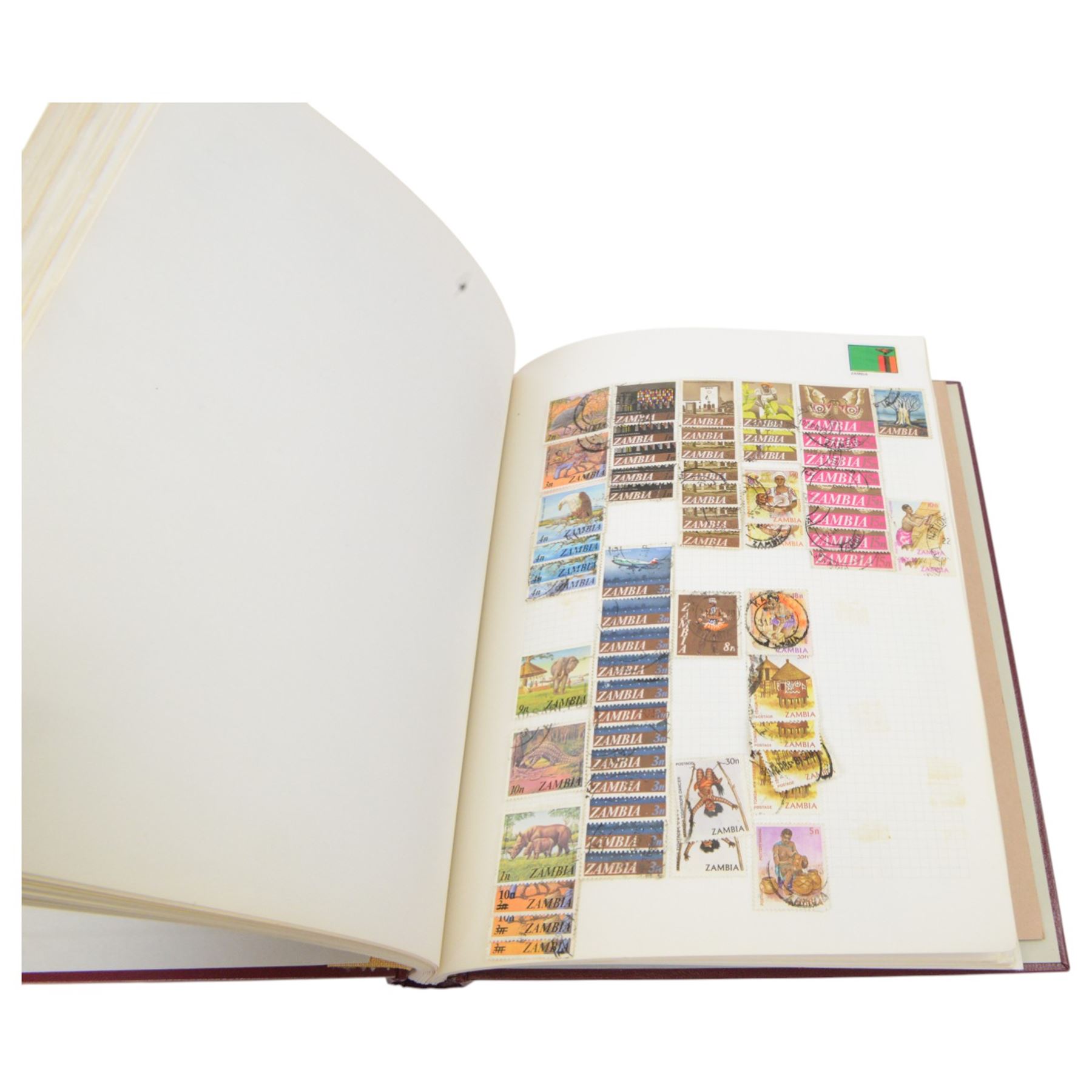 World stamps, mainly African states including South Africa, Sudan, Southern Rhodesia, Gambia, Zimbabwe, etc, housed in various albums and loose