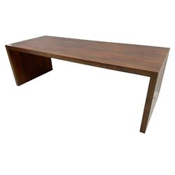 G-Plan - mid-to-late 20th century hardwood veneered rectangular coffee table