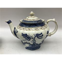 Booths 'Real Old Willow' part tea and dinner service, silver-plate bottle stand with twin handles and pierced decoration, other ceramics and metal ware and art materials etc