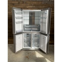 Sharp SJ-F1526E01 side by side fridge freezer, 90cm