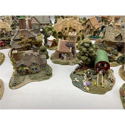 Twenty six Lilliput Lane models, to include Golden Harvest, Junk and Disorderley, Heaven Lea Cottage, Old Scrumpy Farm, Chantry Chapel Wakefield, etc, together with four similar cottages