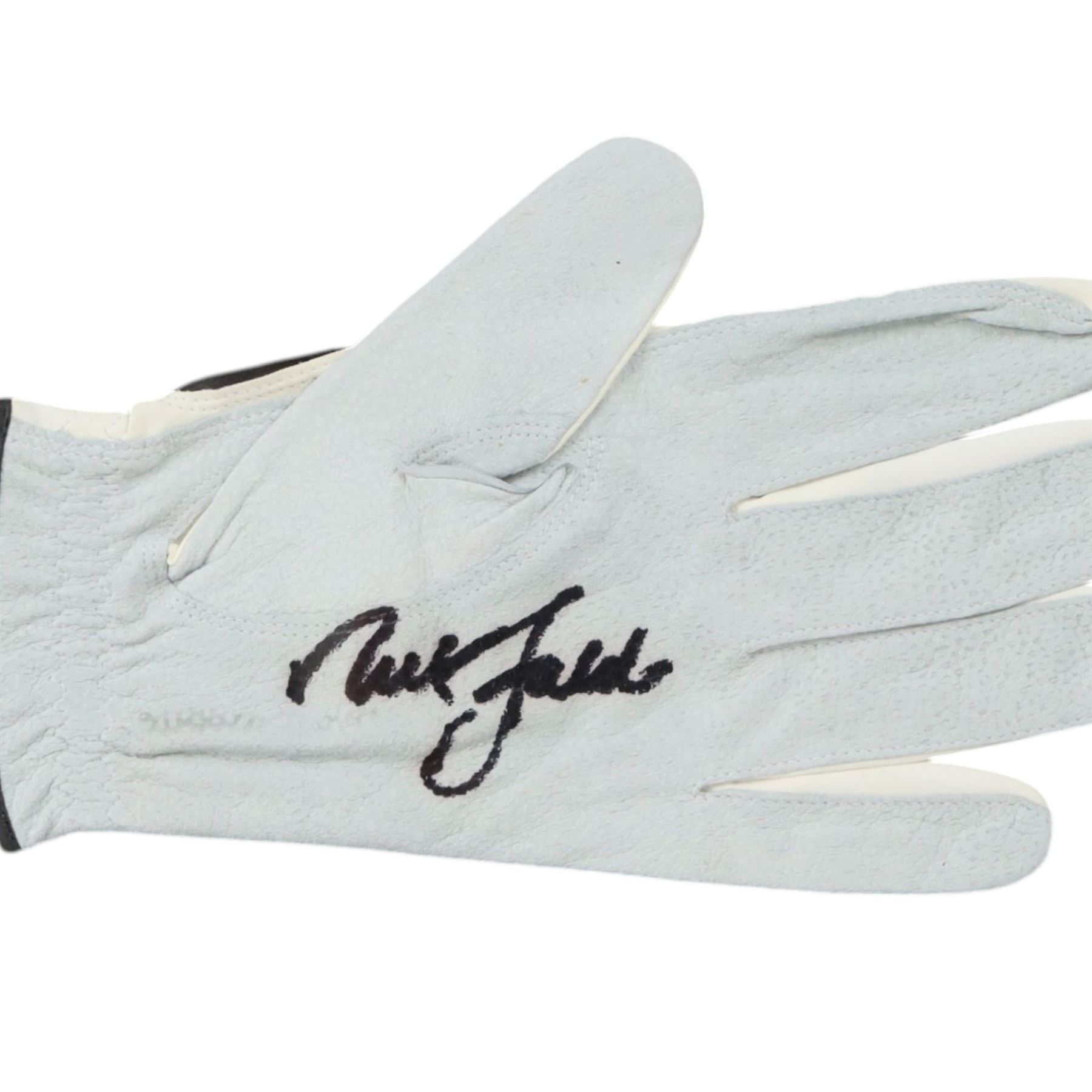 Signed golf memorabilia, to include 1988 US Masters Champion Augusta National flag, signed by Sandy Lyle, a golfing glove signed by Nick Faldo, two signed 2002 Ryder Cup prints, 1979 Masters scorecard signed by Fuzzy Zoeller displayed with a 1980 Masters scorecard signed by Seve Ballesteros, all framed, largest frame H60cm