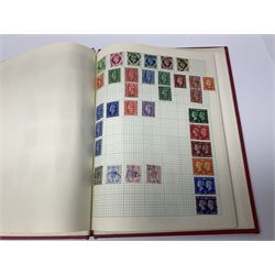 Mostly Great British Queen Victoria and later stamps, including imperf penny reds, 1841 two pence blues white lines added, imperf penny red on cover with 'More To Pay', half penny 'bantams', perf penny reds etc, in album, on pages and loose in packets