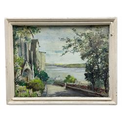 Harry Dove (British 19th/20th century): 'St Mary's Church - Scarborough', watercolour signed, titled verso 18cm x 24cm