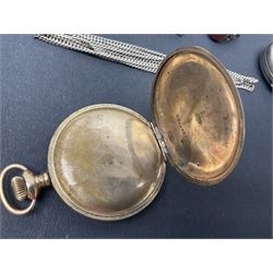 Gold plated Admiral full hunter pocket watch, together with a silver open face pocket watch, carnelian signet ring, Timex wristwatch, rolled gold Parker propelling pencil, Ronson Varaflame lighter and a plated cigar cutter