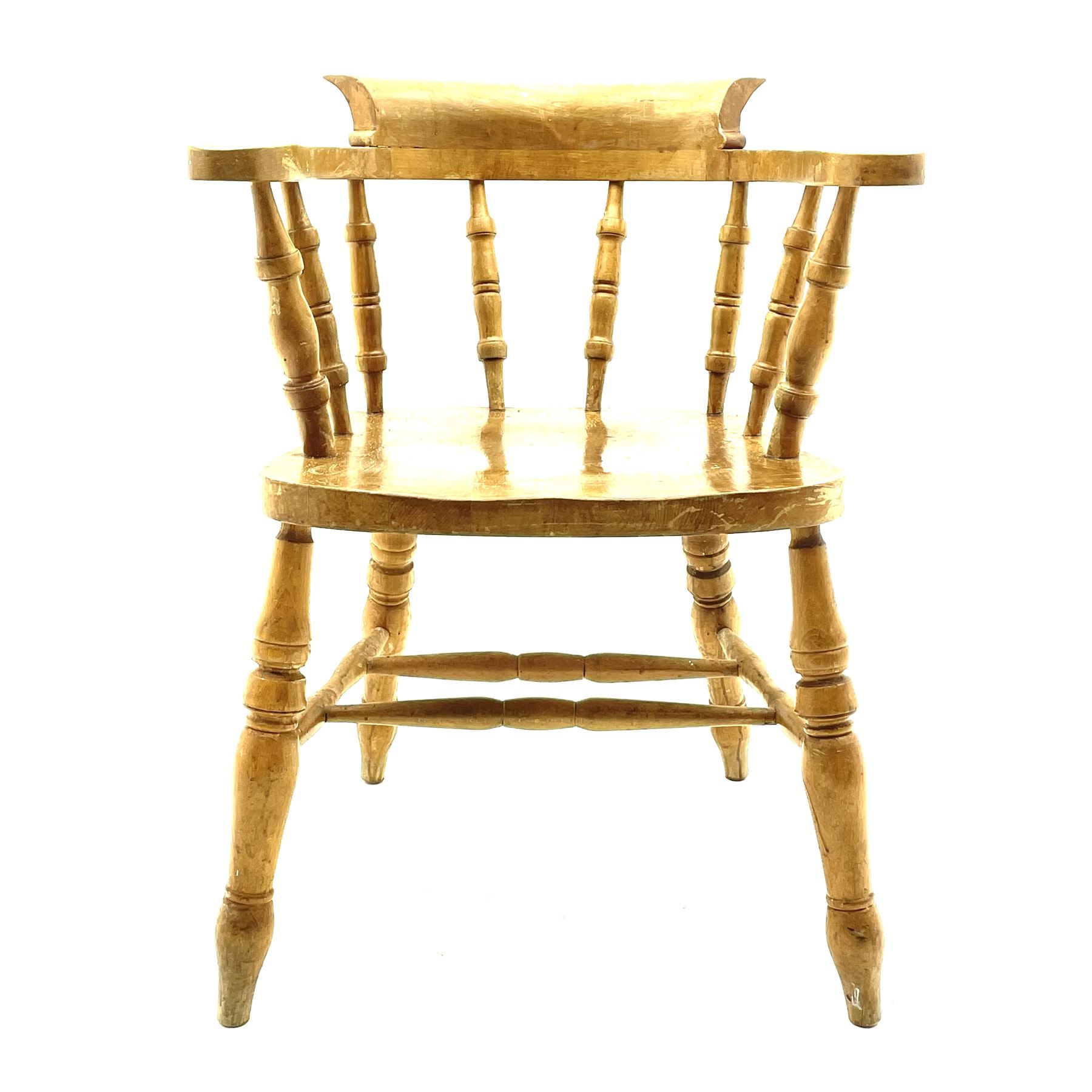 20th century beech captains chair