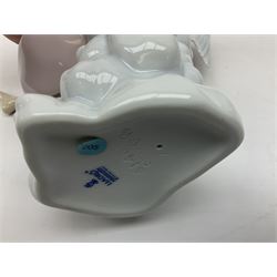 Lladro Season Angels set, comprising Spring Angel no 6146, Fall Angel no 6147, Summer Angel no 6148 and Winter Angel no 6149, all with original boxes, largest example 29cm