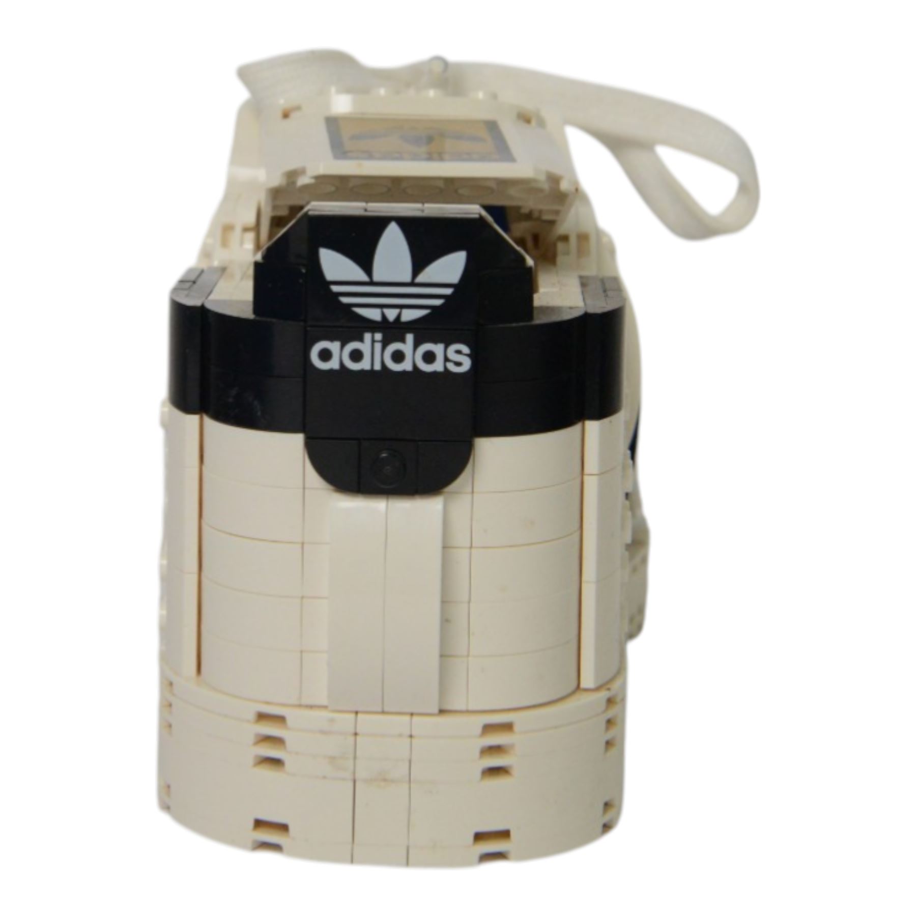 Lego Adidas Originals Superstar trainer, no. 10282, built with box and instructions