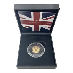 'The Coronation of His Majesty King Charles III' commemorative 22ct gold medallion, 5.67 grams, cased with certificate 